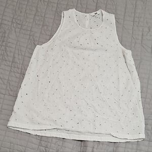 White Sleeveless Women's Top